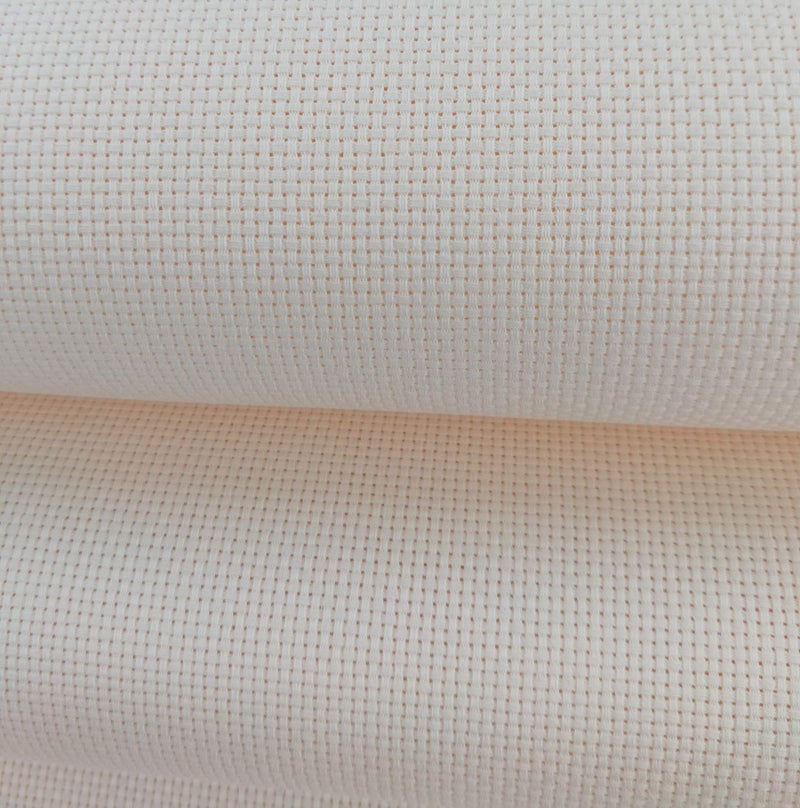 KCS 19" x 28" 11CT Counted Cotton Aida Cloth Cross Stitch Fabric (Cream) - Image 3